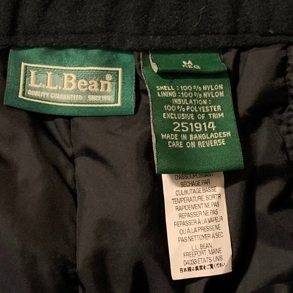L.L. Bean Men's Nylon Outdoor Zip Ski Snowboard Pants Size M - Picture 8 of 16